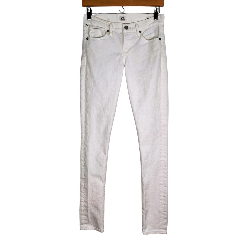 Citizens of Humanity Avedon Low‎ Rise Skinny Jeans White Denim 1300-133 Size 25